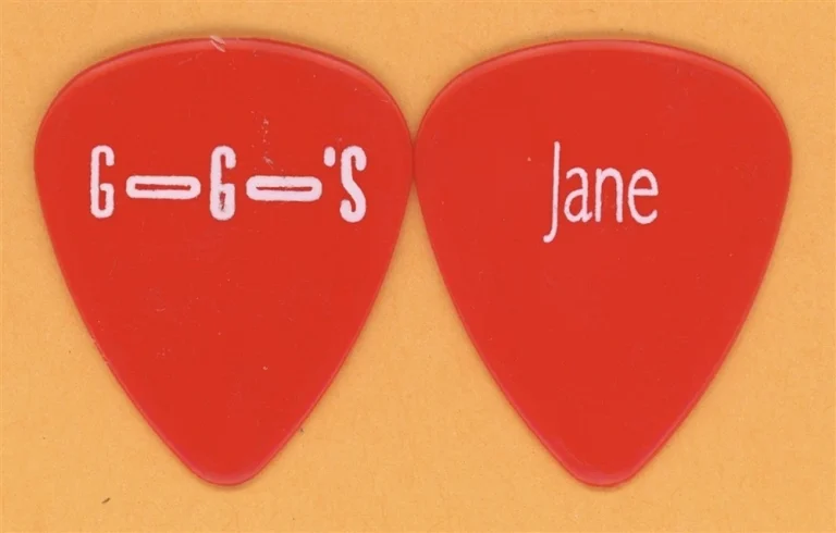 The Go-Go's Jane Wiedlin Vintage Guitar Pick - 1999 Reunion Tour