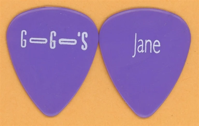 The Go-Go's Jane Wiedlin Vintage Guitar Pick - 1999 Reunion Tour