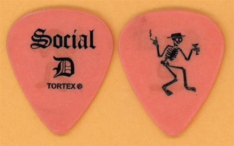 Social Distortion Mike Ness Vintage Guitar Pick - 2005 Sex Love Tour