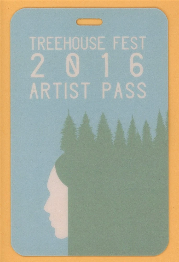 Treefest 2016 Concert Tour Laminated Backstage Pass