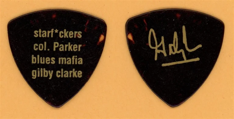 Guns N Roses Gilby Clarke Vintage Guitar Pick - 2001 Rock N Roll Music Tour