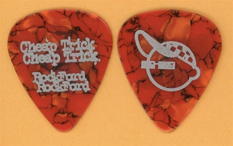 Cheap Trick Rick Nielsen Vintage Guitar Pick - 2006 Rockford Tour