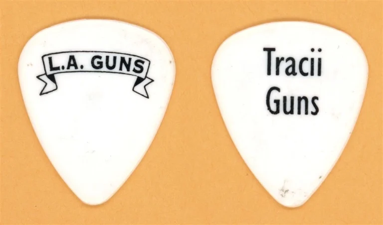 LA Guns Tracii Guns Vintage Guitar Pick - 1995 US Tour