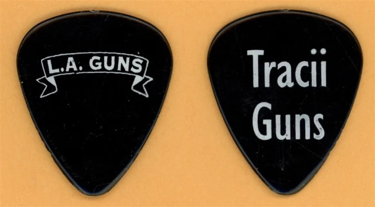 LA Guns Tracii Guns Vintage Guitar Pick - 1995 US Tour