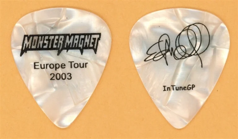 Monster Magnet Ed Mundell Vintage Guitar Pick - 2003 European Tour