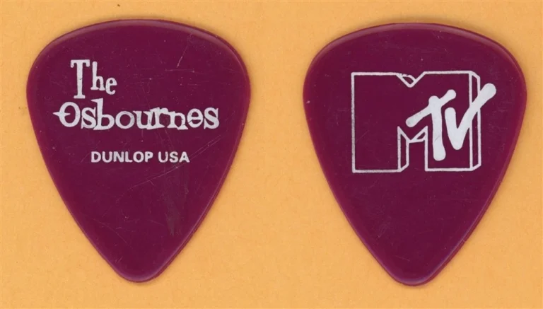 Ozzy Osbourne MTV Vintage Tour Guitar Pick - 2002 The Osbournes