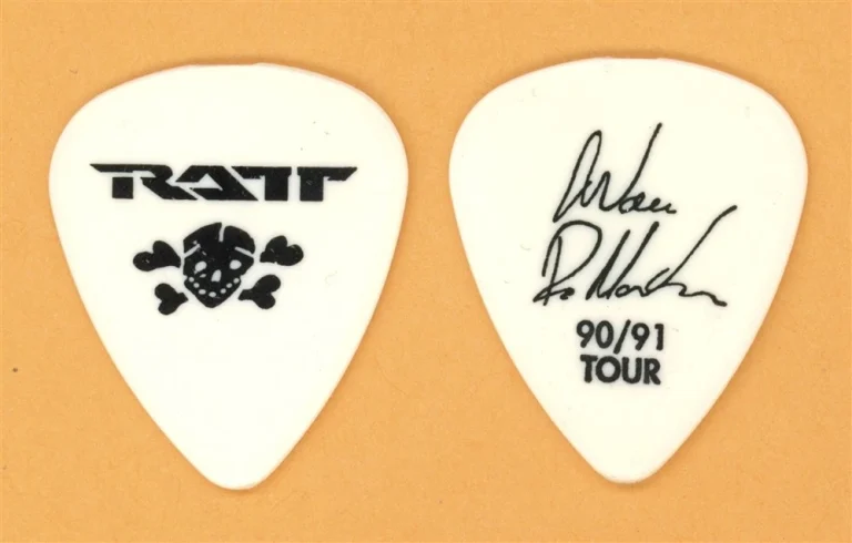 RATT Warren DeMartini Vintage Guitar Pick - 1990 Detonator Tour