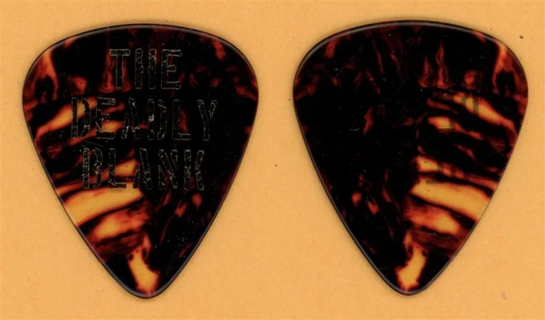 The Deadly Blank Vintage Guitar Pick