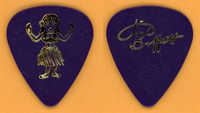 Jimmy Buffett Hula Girl Vintage Guitar Pick - 2002 Far Side Tour