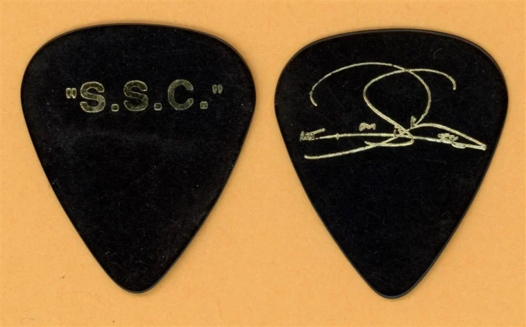 Anthrax Dan Spitz S.S.C. Vintage Guitar Pick - 1987 Among the Living World Tour