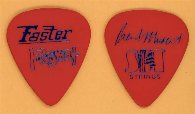 Faster Pussycat Brent Muscat Vintage Guitar Pick - 1992 Whipped! Tour