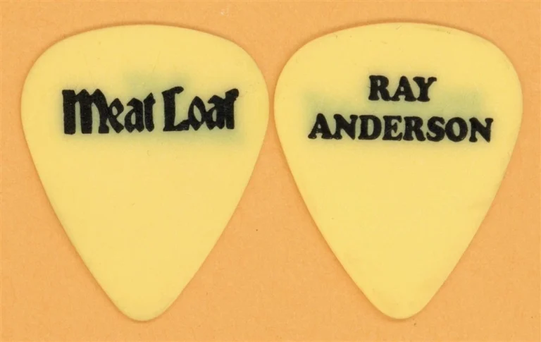 Meat Loaf Ray Andersen Vintage Guitar Pick - 1999 Very Best of Tour