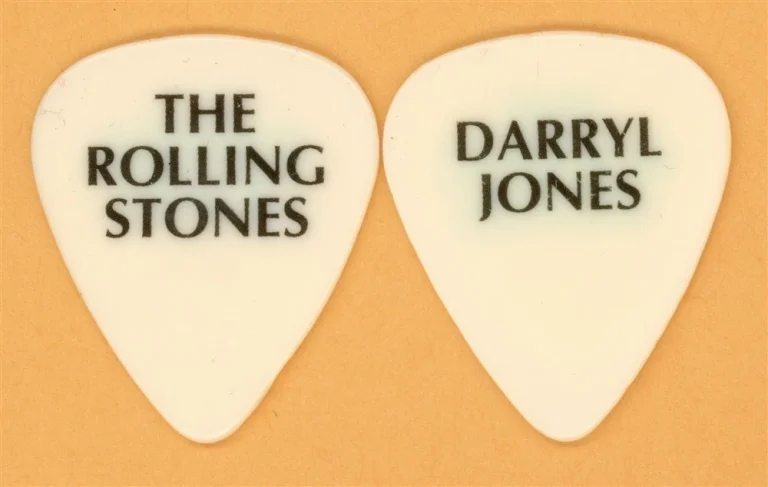 Rolling Stones Darryl Jones Vintage Guitar Pick - 1994 Voodoo Lounge Tour