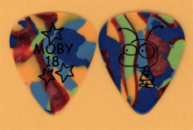 Moby Vintage Guitar Pick - 2002 18 Tour