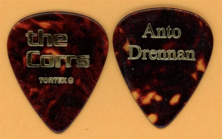 The Corrs Anto Drennan Vintage Guitar Pick - 2003 Tour