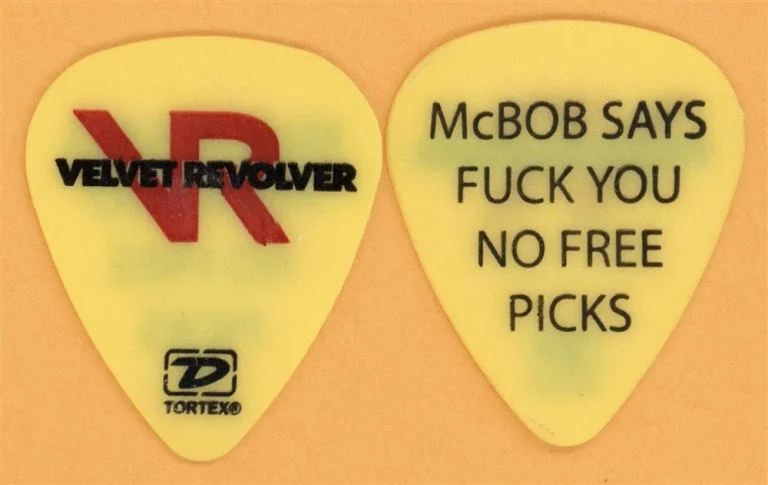 Velvet Revolver Mike McBob Mayhue Vintage Guitar Pick - 2004 Contraband Tour