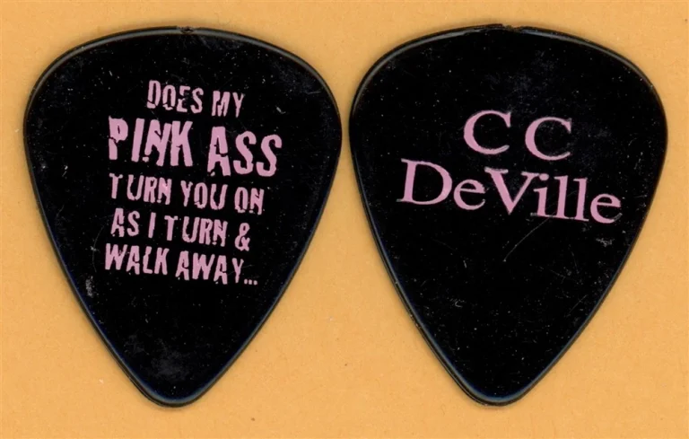 Poison CC Deville Vintage Guitar Pick - 2006 20th Anniversary Tour