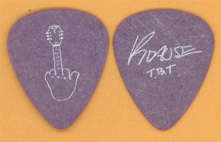 Kid Rock Jason Krause Vintage Guitar Pick - 2008 Rock and Rebels Tour
