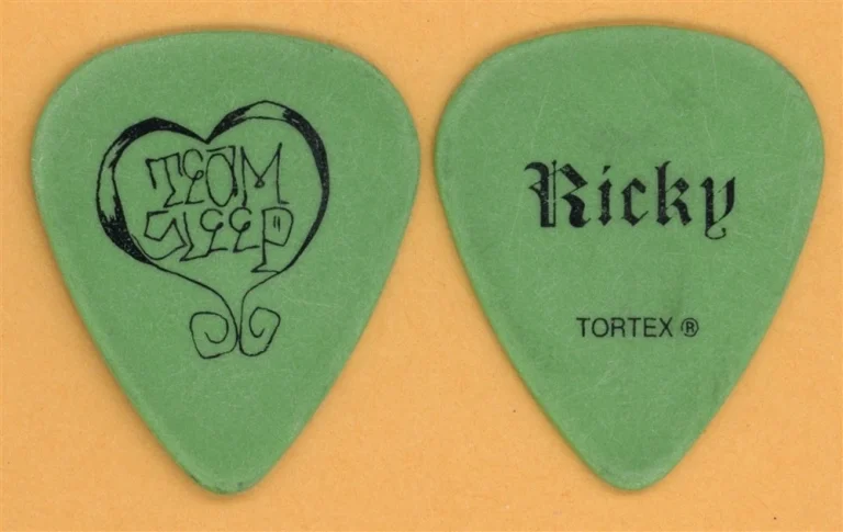 Team Sleep Rick Verrett Deftones Vintage Guitar Pick - 2007 Tour