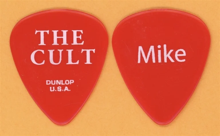 The Cult Mike Dimkich Vintage Guitar Pick - 2010 Love Live Tour
