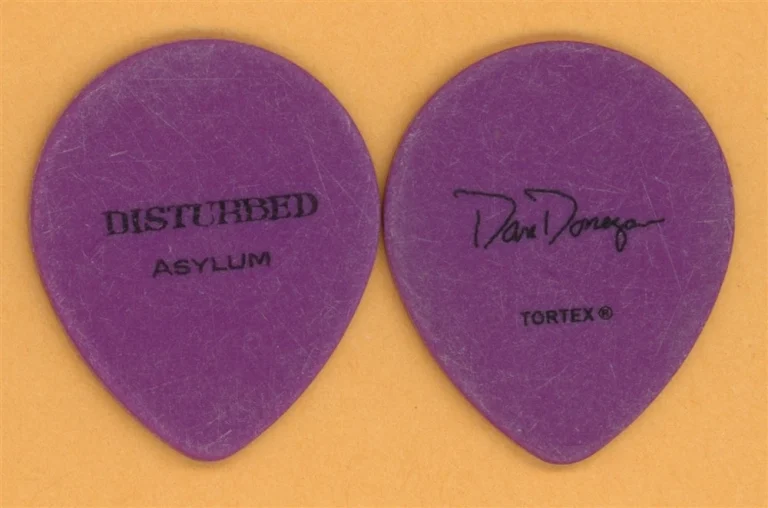 Disturbed Dan Donegan Vintage Guitar Pick - 2010 Asylum Tour