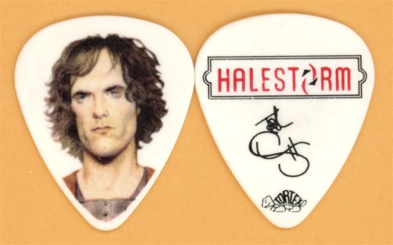 Halestorm Josh Smith Vintage Guitar Pick - 2010 Taste of Chaos Tour