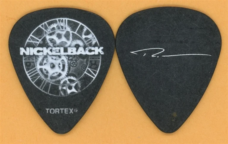 Nickelback Ryan Peake Vintage Guitar Pick - 2012 Here And Now Tour