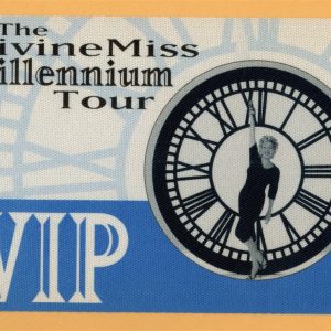 Bette Midler 1999 The Divine Millennium Tour VIP Backstage Pass