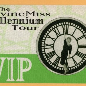 Bette Midler 1999 The Divine Millennium Tour VIP Backstage Pass