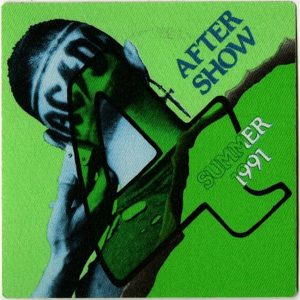 AC/DC 1991 Razor's Edge Concert Tour After Show Backstage Pass