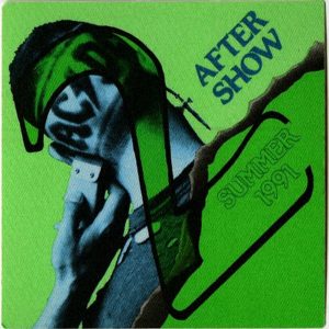 AC/DC 1991 Razor's Edge Concert Tour After Show Backstage Pass