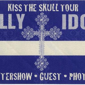 Billy Idol 2002 KISS the Skull Concert Tour Backstage Pass