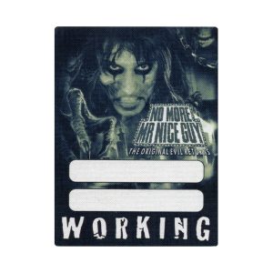 Alice Cooper 2011 Welcome 2 My Nightmare Concert Tour Working Backstage Pass