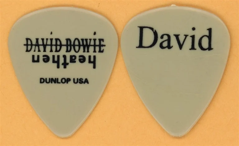 David Bowie Vintage Guitar Pick - 2002 Heathen Tour