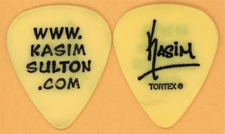 Meat Loaf Kasim Sulton Vintage Guitar Pick - 2005 US Tour