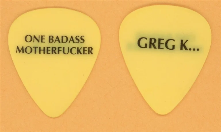 The Offspring Greg K Vintage Guitar Pick - 2000 Conspiracy of One Tour