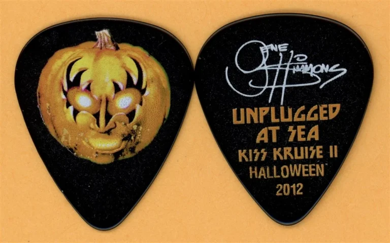 KISS Gene Simmons Halloween Show Vintage Guitar Pick - 2012 Kruise II Tour