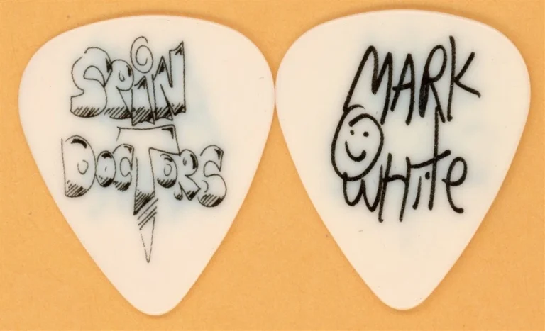 Spin Doctors Mark White Vintage Guitar Pick - 1991 Pocket Full Kryptonite Tour