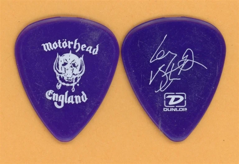 Motorhead Lemmy Kilminster Vintage Guitar Pick - 2005 Inferno Tour