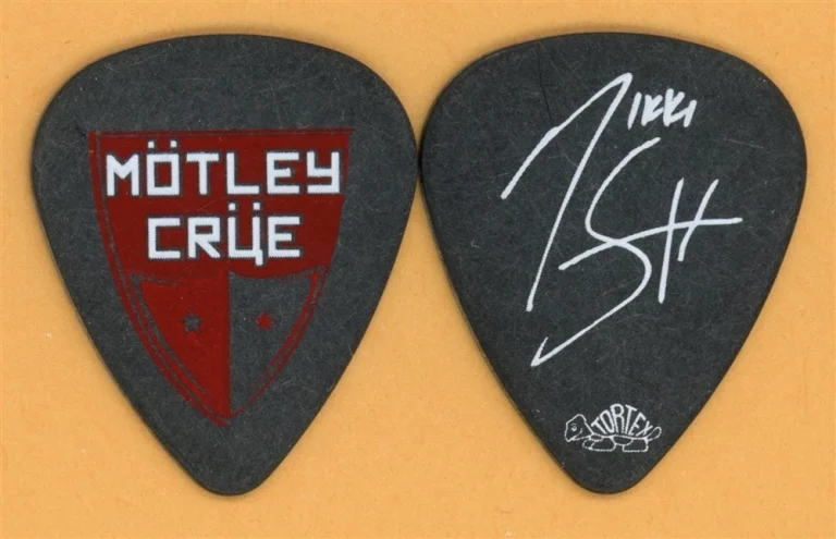 Motley Crue Nikki Sixx Vintage Guitar Pick - 2010 The Tour w/ KISS
