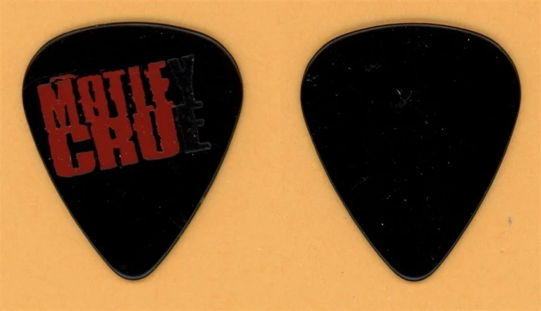 Motley Crue Mick Mars Misprint Vintage Guitar Pick - 1994 US Tour