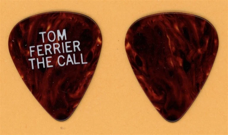 The Call Tom Ferrier Vintage Guitar Pick - 1987 Into The Woods Tour