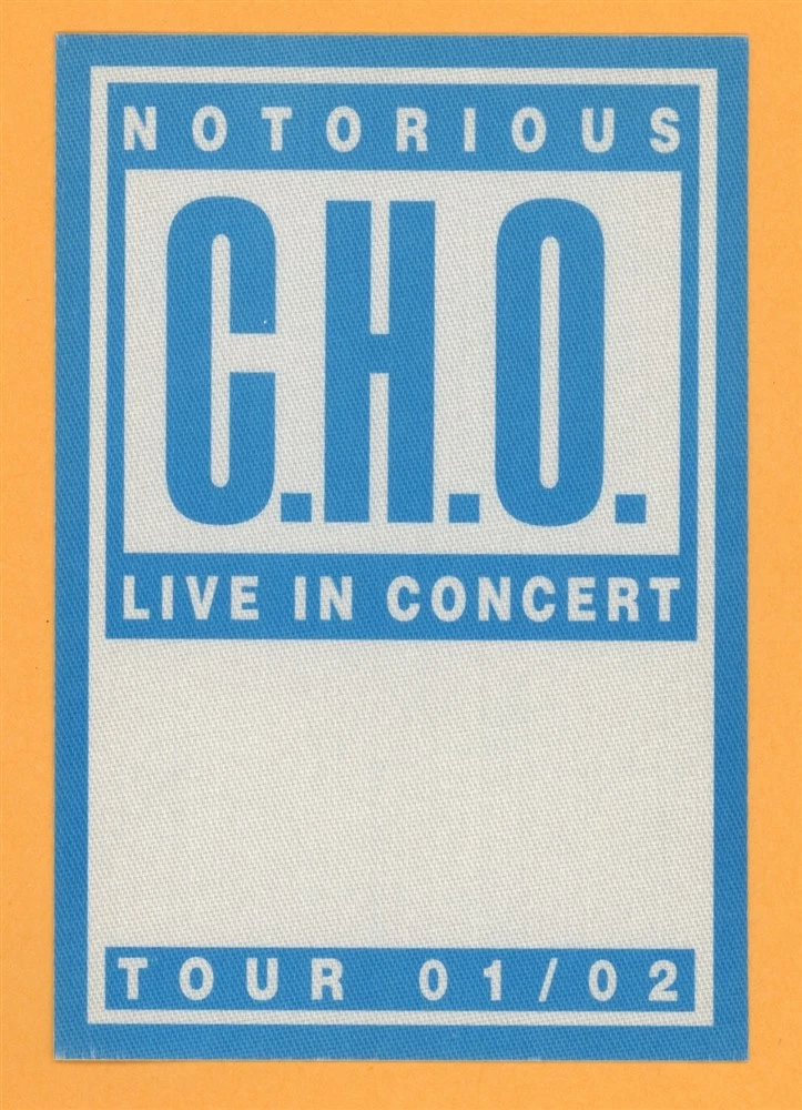NOTORIOUS CHO Satin Vintage Backstage Pass - 2001 Tour