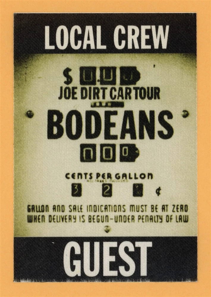 Bodeans 1995 Concert Tour GUEST Backstage Pass