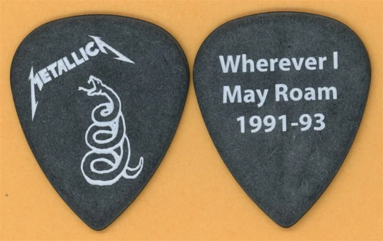 Metallica Wherever I May Roam 1991-93 Vintage Guitar Pick - 2012 Tour