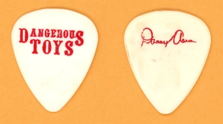Dangerous Toys Danny Aaron Vintage Tour Guitar Pick - Stage Used