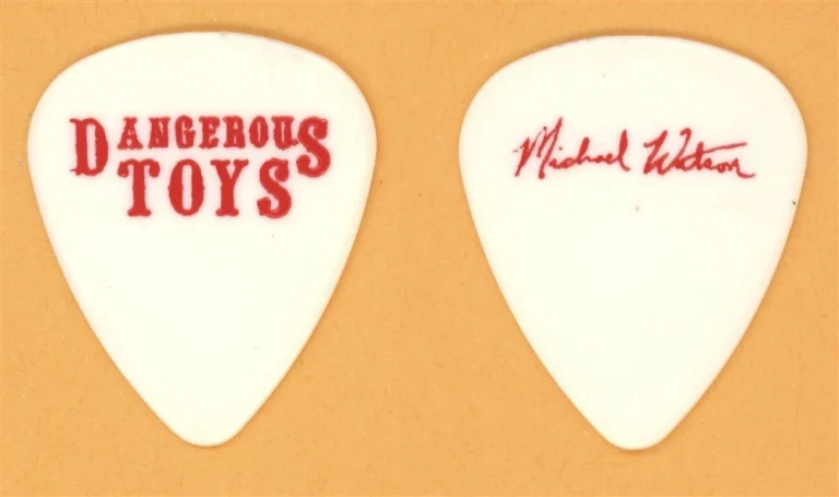 Dangerous Toys Mike Watson Vintage Guitar Pick - 1989 US Tour