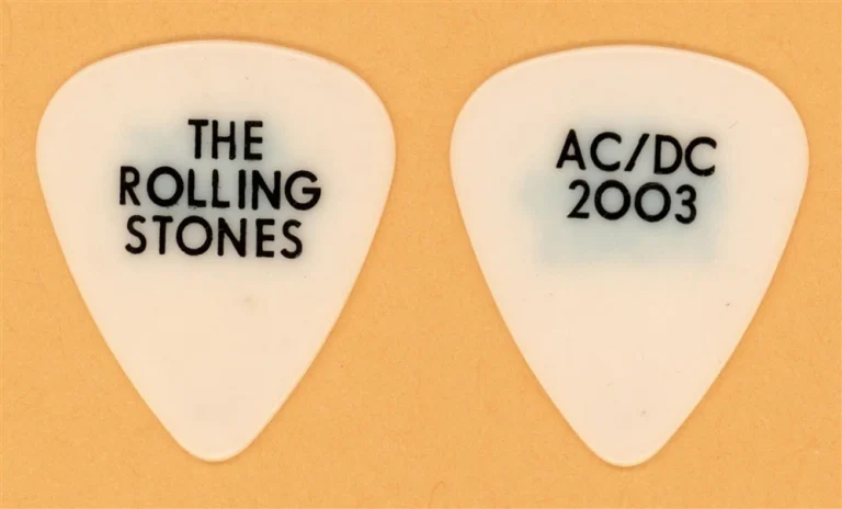 Rolling Stones AC/DC Vintage Guitar Pick - 2003 US Tour