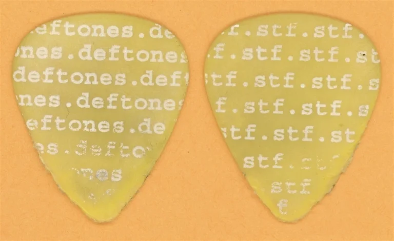 Deftones Stephen Carpenter 1st Vintage Guitar Pick - 1995 Adrenaline Tour - USED