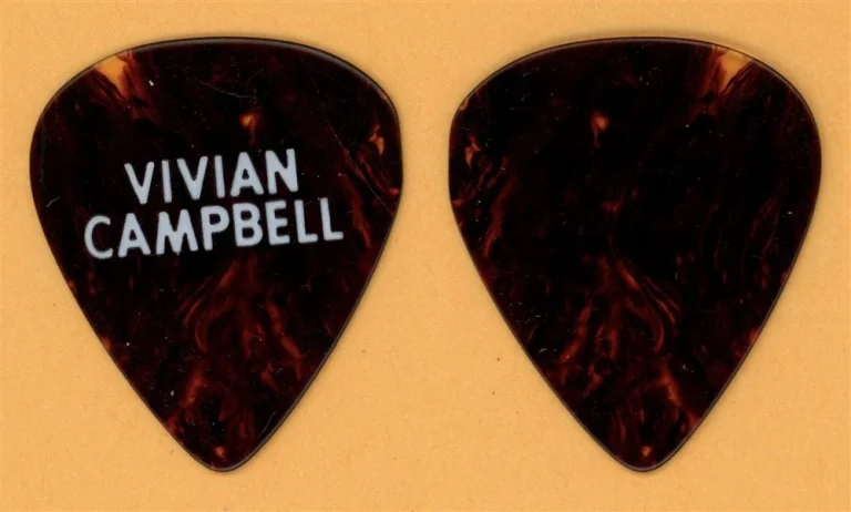 DIO Vivian Campbell 1st Custom Def Leppard Guitar Pick - 1983 Holy Diver Tour